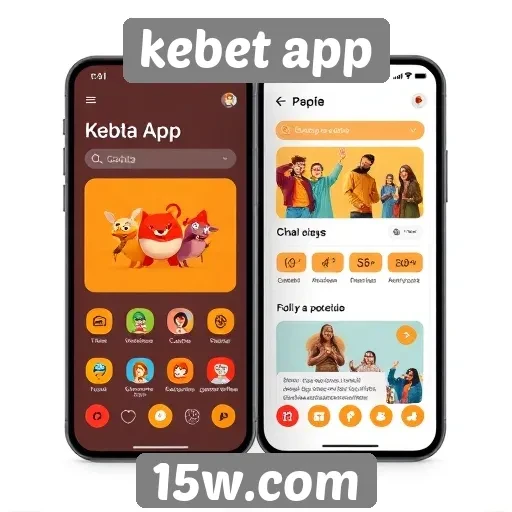 Interface do kebet app é intuitiva e moderna